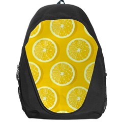 Lemon Fruits Slice Seamless Pattern Backpack Bag by Apen