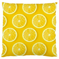 Lemon Fruits Slice Seamless Pattern Standard Premium Plush Fleece Cushion Case (two Sides) by Apen