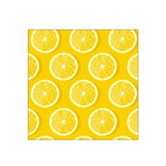 Lemon Fruits Slice Seamless Pattern Satin Bandana Scarf 22  X 22  by Apen