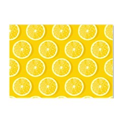 Lemon Fruits Slice Seamless Pattern Crystal Sticker (a4) by Apen