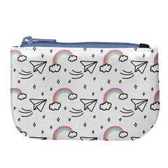 Cute Art Print Pattern Large Coin Purse by Apen