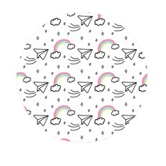 Cute Art Print Pattern Mini Round Pill Box (pack Of 3) by Apen