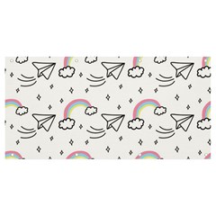 Cute Art Print Pattern Banner And Sign 8  X 4  by Apen