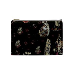 Vintage Tattoos Nautical Cosmetic Bag (medium) by Apen