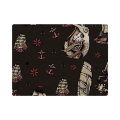 Vintage Tattoos Nautical Premium Plush Fleece Blanket (mini) by Apen