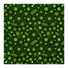 Seamless Pattern With Viruses Banner And Sign 3  X 3 