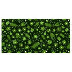 Seamless Pattern With Viruses Banner And Sign 8  X 4  by Apen