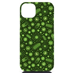 Seamless Pattern With Viruses Iphone 14 Plus Black Uv Print Case by Apen