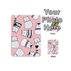 Cute Cats Cartoon Seamless-pattern Playing Cards 54 Designs (mini)