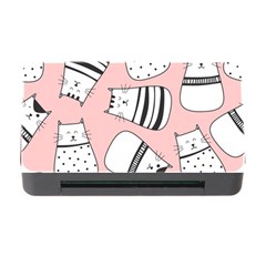 Cute Cats Cartoon Seamless-pattern Memory Card Reader With Cf by Apen