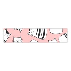 Cute Cats Cartoon Seamless-pattern Velvet Scrunchie by Apen