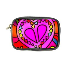 Stained Glass Love Heart Coin Purse by Apen