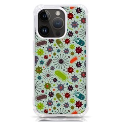 Seamless Pattern With Viruses Iphone 14 Pro Tpu Uv Print Case by Apen