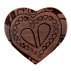 Stained Glass Love Heart Heart Wood Jewelry Box by Apen