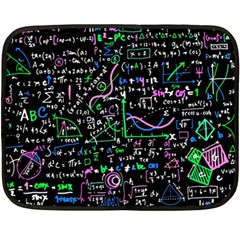 Math Linear Mathematics Education Circle Background Two Sides Fleece Blanket (mini) by Apen