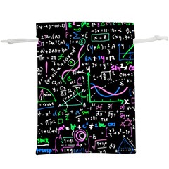 Math Linear Mathematics Education Circle Background Lightweight Drawstring Pouch (xl) by Apen