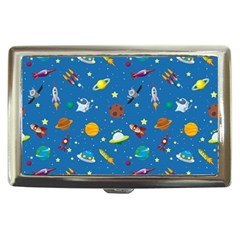 Space Rocket Solar System Pattern Cigarette Money Case by Apen