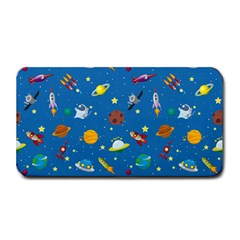 Space Rocket Solar System Pattern Medium Bar Mat by Apen