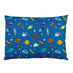 Space Rocket Solar System Pattern Pillow Case by Apen