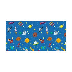 Space Rocket Solar System Pattern Yoga Headband by Apen