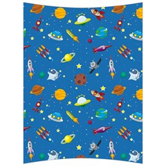 Space Rocket Solar System Pattern Back Support Cushion by Apen