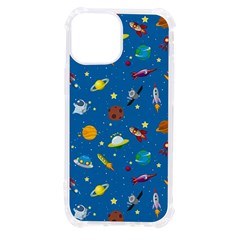 Space Rocket Solar System Pattern Iphone 13 Mini Tpu Uv Print Case by Apen