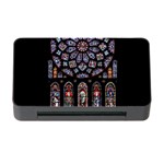 Chartres Cathedral Notre Dame De Paris Stained Glass Memory Card Reader with CF Front