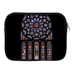 Chartres Cathedral Notre Dame De Paris Stained Glass Apple Ipad 2/3/4 Zipper Cases by Maspions