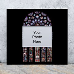 Chartres Cathedral Notre Dame De Paris Stained Glass White Wall Photo Frame 5  X 7  by Maspions