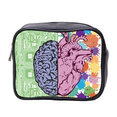 Brain Heart Balance Emotion Mini Toiletries Bag (two Sides)