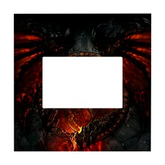 Dragon Fire Fantasy Art White Box Photo Frame 4  X 6  by Maspions