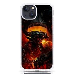 Dragon Fire Fantasy Art Iphone 13 Tpu Uv Print Case