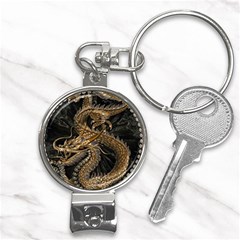 Fantasy Dragon Pentagram Nail Clippers Key Chain