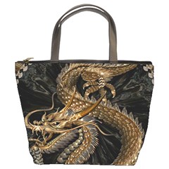 Fantasy Dragon Pentagram Bucket Bag