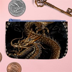 Fantasy Dragon Pentagram Large Coin Purse by Maspions