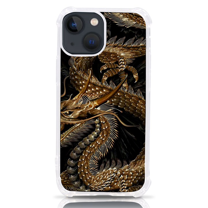 Fantasy Dragon Pentagram iPhone 13 mini TPU UV Print Case