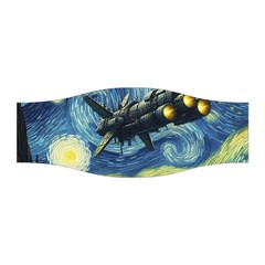 Spaceship Starry Night Van Gogh Painting Stretchable Headband