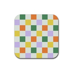 Board Pictures Chess Background Rubber Coaster (square) by Maspions