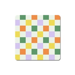 Board Pictures Chess Background Square Magnet by Maspions