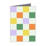 Board Pictures Chess Background Mini Greeting Card Left