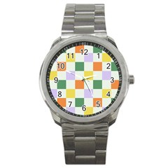 Board Pictures Chess Background Sport Metal Watch