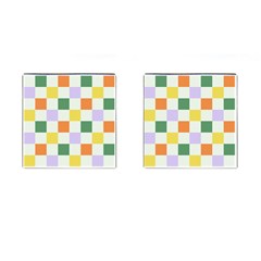 Board Pictures Chess Background Cufflinks (square) by Maspions