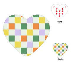 Board Pictures Chess Background Playing Cards Single Design (heart)