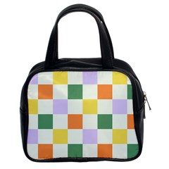 Board Pictures Chess Background Classic Handbag (two Sides) by Maspions