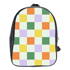 Board Pictures Chess Background School Bag (large) by Maspions