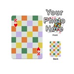 Board Pictures Chess Background Playing Cards 54 Designs (Mini) Front - HeartK