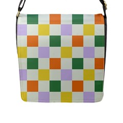 Board Pictures Chess Background Flap Closure Messenger Bag (l) by Maspions