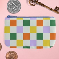 Board Pictures Chess Background Large Coin Purse