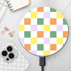 Board Pictures Chess Background Wireless Fast Charger(white)