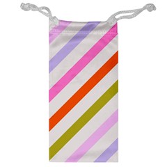 Lines Geometric Background Jewelry Bag